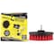 Drill Brush Power Scrubber By Useful Products 5 in W 5 in L Brush, Red 5in-Lim-Red-Short-QC - alternate 1